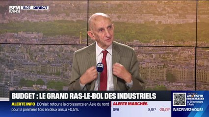 Louis Gallois (La Fabrique de l'industrie) : Budget, le grand ras-le-bol des industriels - 21/10