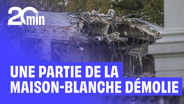 Une partie de la Maison-Blanche démolie pour accueillir la salle de bal de Trump
