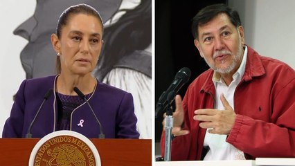 Claudia Sheinbaum reacciona sobre la polémica de Gerardo Fernández Noroña, quien pidió licencia: ''Él tiene que informar''