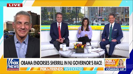 Jack Ciattarelli says he's 'not one bit' concerned over Obama’s endorsement of Sherrill - Fox News Video