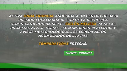Así estarán las condiciones del tiempo en República Dominicana hoy miércoles 22 de octubre, 2025