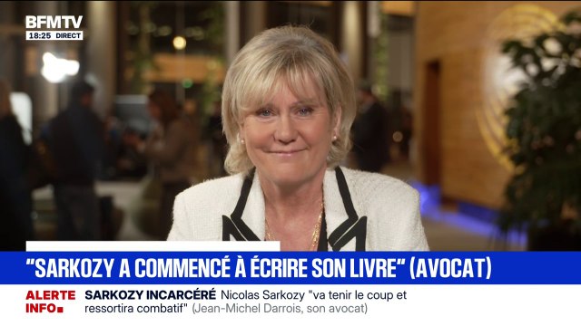 Rassemblement en soutien à Nicolas Sarkozy: On a eu des demandes de nos militants de pouvoir faire des bus pour pouvoir venir le soutenir , déclare Nadine Morano, députée européenne LR