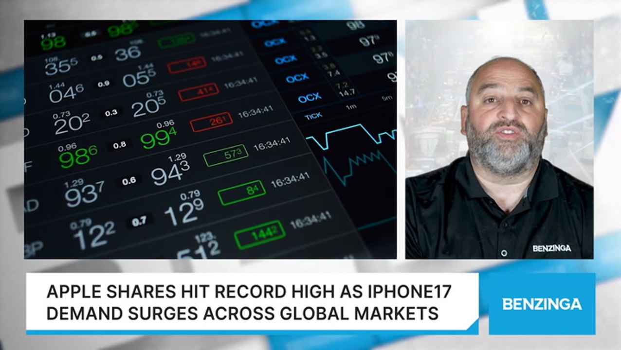 Apple Shares Hit Record High As iPhone17 Demand Surges Across Global Markets