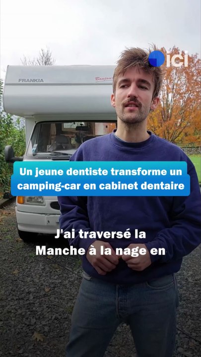 Un jeune dentiste du Pas-de-Calais transforme un camping-car en cabinet dentaire en Mayenne
