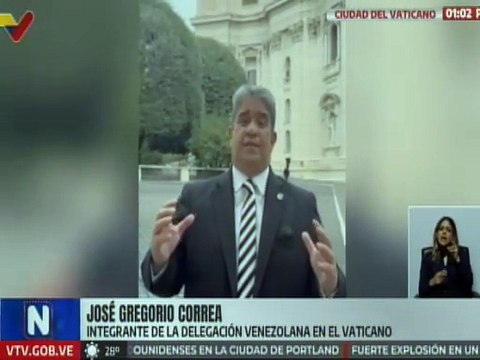 Dip. Correa: El Papa León XIV habló en la audiencia de reconciliación entre todos los venezolanos