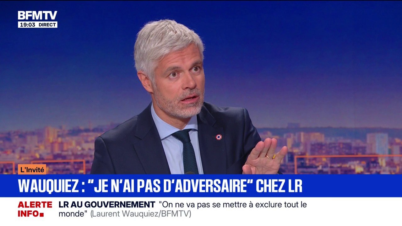 Gouvernement de Sébastien Lecornu: Laurent Wauquiez, président du groupe (Droite républicaine), déclare "ne pas voter une censure à la légère"