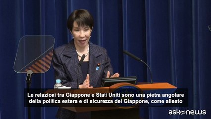 Giappone, la neopremier Takaichi: avrò discussioni franche con Trump