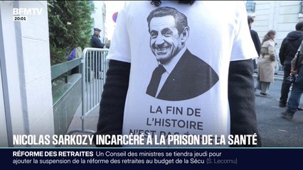 Retour sur le premier jour d'incarcération de Nicolas Sarkozy à la prison de la Santé
