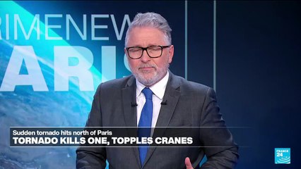 Tornado kills one, injures four near French capital