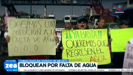 ¡Por segunda ocasión! Habitantes de Chimalhuacán protestan por falta de agua