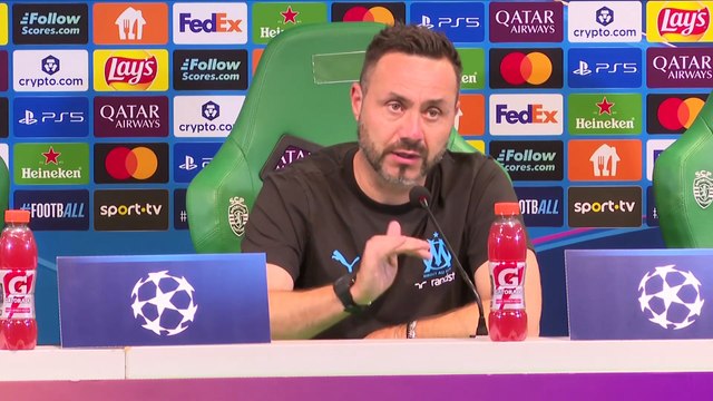 De Zerbi : «Il faudra faire le match parfait» - Foot - Ligue des champions - Marseille