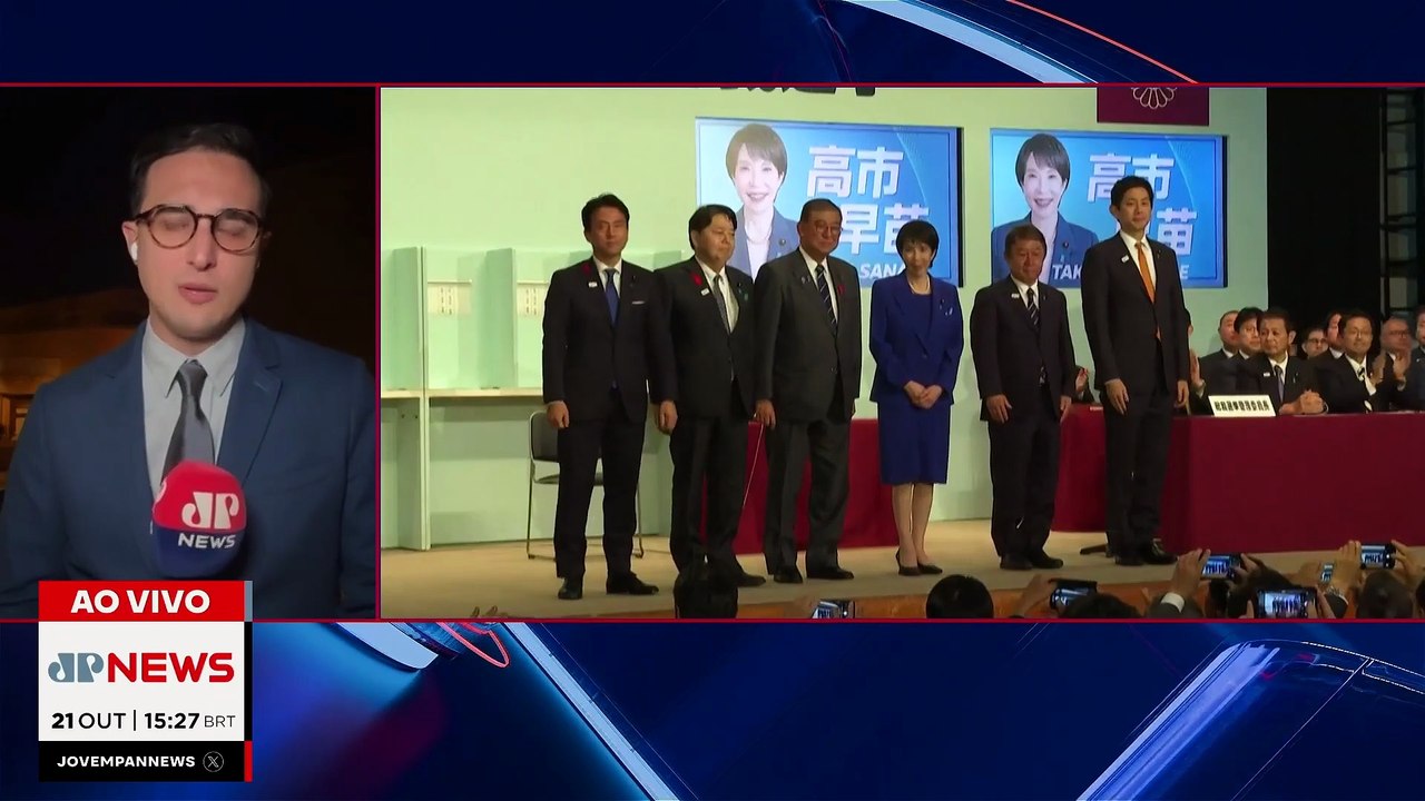Parlamento do Japão elege Sanae Takaichi como a primeira mulher primeira-ministra | TEMPO REAL