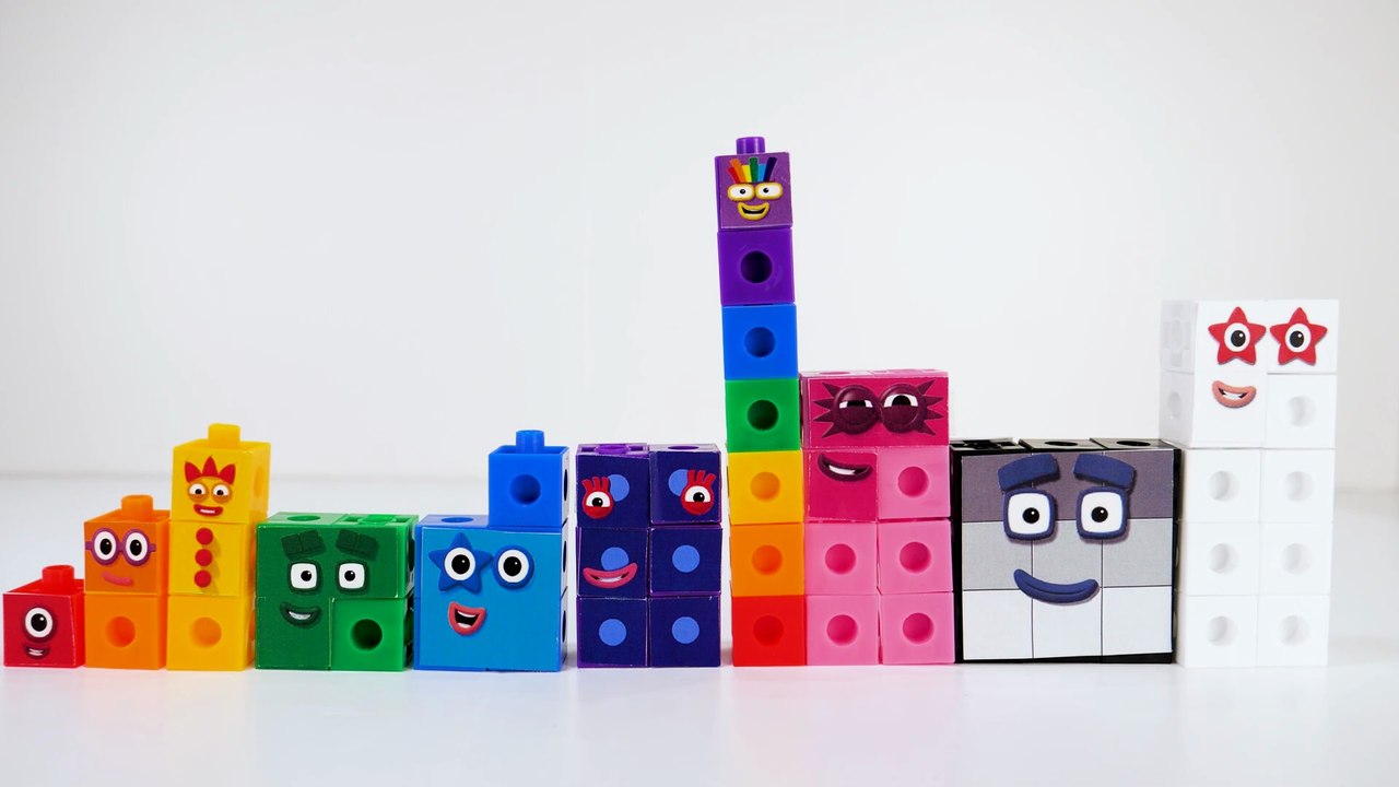 DIY Numberblocks 1 to 10 with Numberblobs Using SnapCubes - video ...