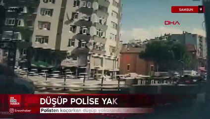 Sasmun'da polisten kaçarken düşüp yakalandı, üzerinden uyuşturucu madde çıktı