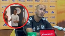 Juan Brunetta le juega broma a Guido Pizarro en plena conferencia de prensa y se hace pasar por reportero
