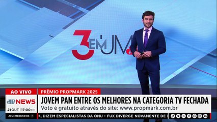 Prêmio Propmark 2025: saiba como votar na Jovem Pan na categoria TV Fechada