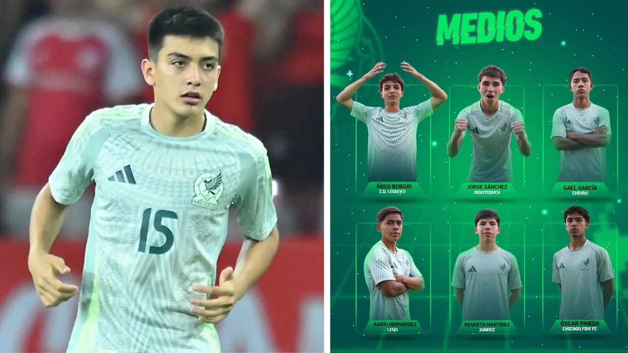 Gilberto Mora queda fuera de la convocatoria del Mundial Sub-17 Qatar 2025; ellos fueron los elegidos por Carlos Cariño