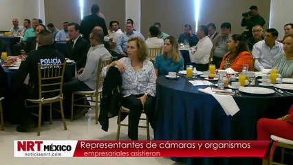 Representantes de cámaras y organismos empresariales asistieron