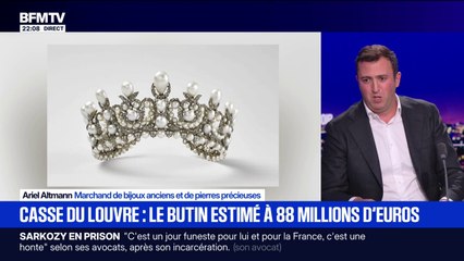 Casse du Louvre: "Aujourd'hui, le carat de diamant est entre 500 et 1.000 euro", explique Ariel Altmann, marchand de bijoux anciens