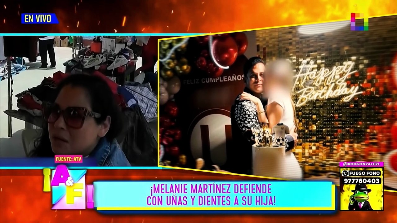 ¡MELANIE MARTÍNEZ DEFIENDE CON UÑAS Y DIENTES A SU HIJA! | Willax