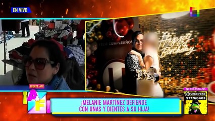 ¡MELANIE MARTÍNEZ DEFIENDE CON UÑAS Y DIENTES A SU HIJA! | Willax