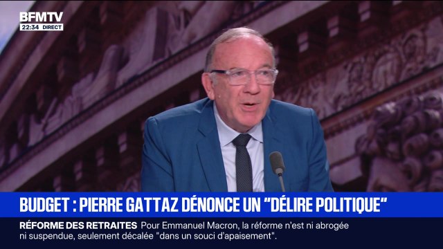 Budget, retraites... l'ex-patron du Medef sur BFMTV - 21/10