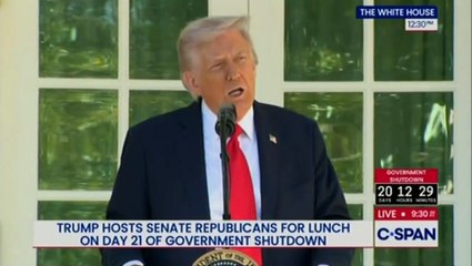 Trump brings up JFK’s affairs during rambling Rose Garden luncheon speech