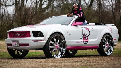 My Mom Built the Cutest 'Hello Kitty' Ford Mustang
