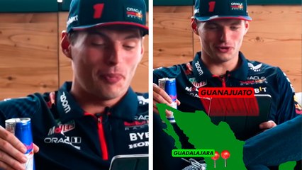 Max Verstappen toma clases de geografía  y muestra sus mejores dotes en español para el GP de México