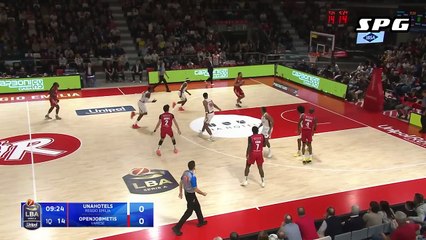 Olivier Nkamhoua Highlights 19 Pts, 3 Ast vs Reggio Emilia