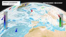 Até sábado espera-se precipitação, por vezes forte, em Portugal Continental, com condições agravadas na sexta-feira. A partir de domingo pode verificar-se uma melhoria gradual no estado de tempo.