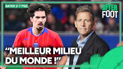 Bayer Leverkusen 2-7 PSG : "Vitinha est devenu probablement le meilleur milieu du monde" pense Riolo