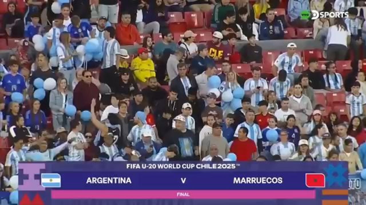 le match du Maroc et de l'Argentine coupe du monde U20 Chili