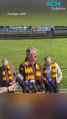 Kennedy Snr statue - and legend - goes to new Hawks home