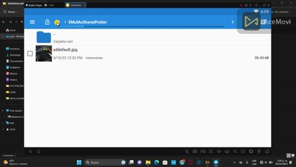 Compartir archivos entre computadora y emulador MUMU Player