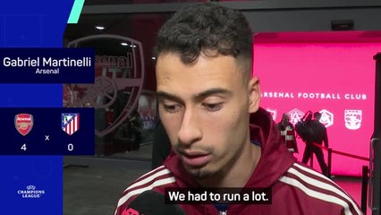 Martinelli backs Arsenal for Champions League glory after thumping Atletico