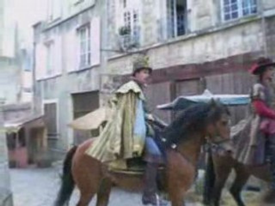 tournage d'un film dans le vieux mans