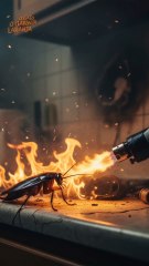 Mulher incendeia prédio ao tentar matar barata com lança-chamas na Coreia do Sul