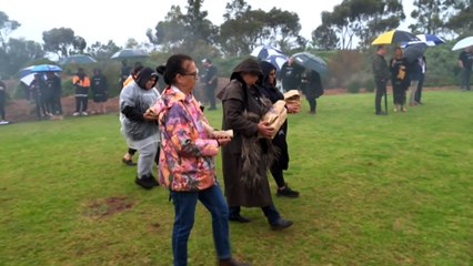 Kaurna ancestral remains re-buried in emotional repatriation ceremony