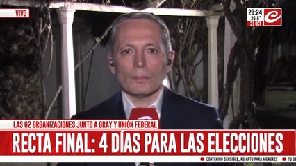 Fernando Gray: "Queremos tener voz en el Congreso"
