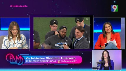 Vladimir Guerrero orgulloso del desempeño de su hijo en el campo de béisbol  | ENM