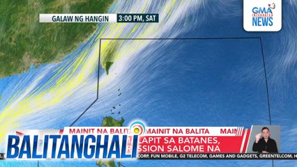 PAGASA - LPA malapit sa Batanes, tropical depression Salome na | Balitanghali