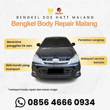 Hub. 0856 4666 0934, Bengkel Cat Poles Mobil Harga Terjangkau di Malang Bengkel Soe Hatt