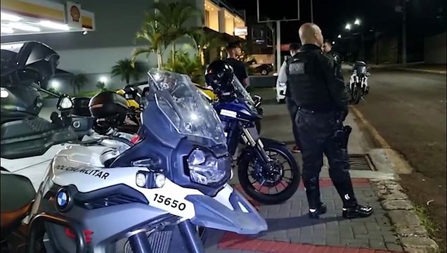 Blitz apreende carros, motos e maconha na Região Norte de Cascavel