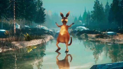 Funny 3D Kangaroo Dancing to Punjabi Bhangra Beat