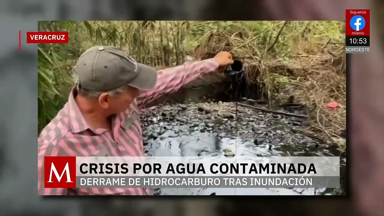 Pemex alerta por contaminación de agua en ríos y arroyos tras inundaciones en Álamo