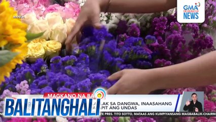 Presyo ng mga bulaklak sa Dangwa, inaasahang tataas habang papalapit ang undas | Balitanghali