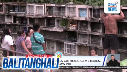 Carreta at Calamba Catholic Cemeteries may mga dumadalaw na | Balitanghali