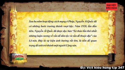 347 Đại Việt kiêu hùng - Nguyễn Ái Quốc và hoạt động của tờ báo Người cùng khổ