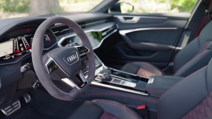 Audi RS 6 Avant performance Interior Design in Mythos black metallic